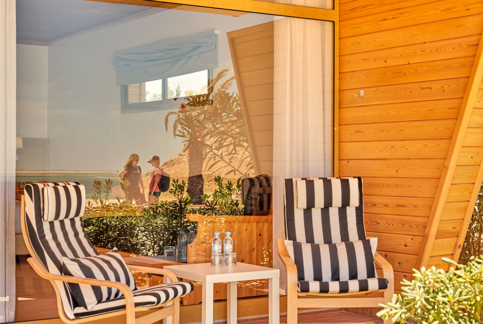 Bungalow with kitesurfing spot view Hotel Dakhla Club - KBC Dakhla Morocco